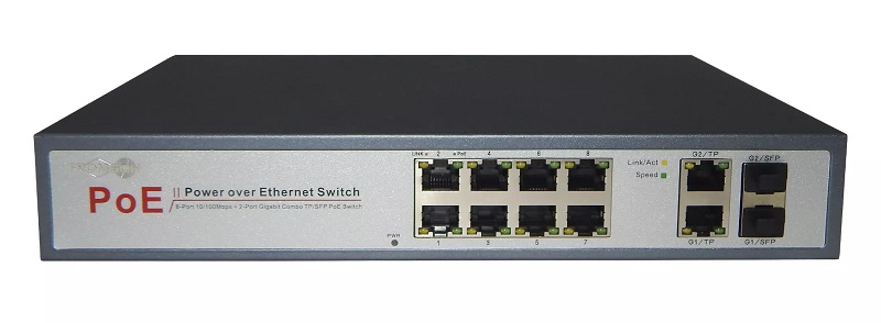 Коммутатор предназначен для коммутации IP-устройств по проводной сети.