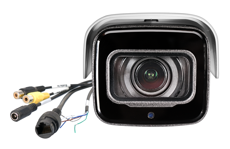 Цилиндрическая сетевая антивандальная видеокамера, цветная, 2 Мп, объектив 2,7−13,5 мм моторизированный; H.265/H.264/MJPEG; ИК-подсветка (до 50 м); Micro SD; Audio-in; DC12V, ePoE; IP67; -40°C ~ +60 °C; 