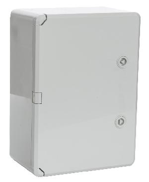 Корпус пластиковый с монтажной панелью ЩМП IP65 серая дверь 350х250х150