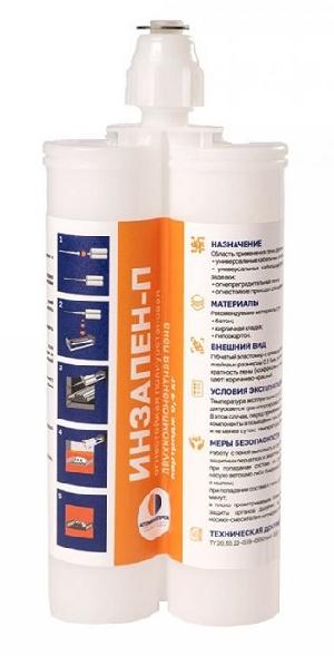 Пена полиуретановая огнестойкая двухкомпонентная 380 мл ИНЗАПЕН-П