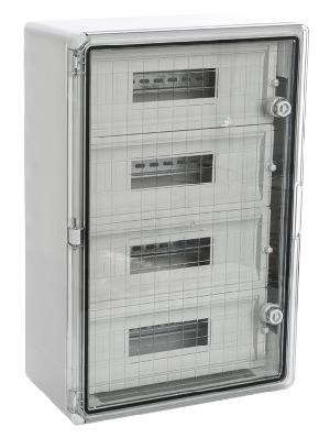 Корпус пластиковый распределительный ЩРН-60 IP65 прозрачная дверь 600х400х200
