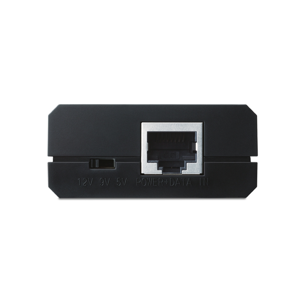 Сплиттер PoE, поддержка IEEE 802.3af, передача данных и питания по одному кабелю до 100м, пластиковый корпус, 5В/9В/12В выходное напряжение, пластиковый корпус, карманный размер, Plug and Play