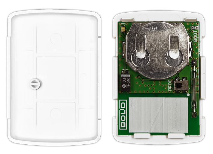 Охранный инерционный адресный радиоканальный извещатель. Контроль вскрытия корпуса. Время работы от  элемента питания 1-2 года. Батарея в комплекте. От минус 10 до +55°С