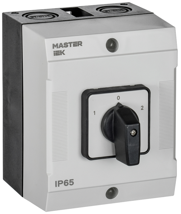 Переключатель кулачковый в боксе стандартная рукоятка 25А сх. 53 MASTER IEK