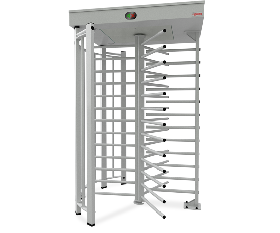 Моторизованный полноростовой турникет гибрид (ротор из нержавеющей стали, корпус порошковая краска)
