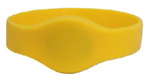 Браслет с EM идентификатором, диаметр 74 мм, жёлтый