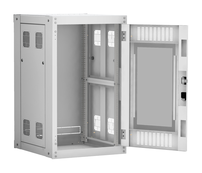 EC-FZ-186060-GMM-GY - Напольный шкаф 19", 18U, стеклянная дверь, цельнометаллические стенки, Ш600хВ974хГ600мм, в разобранном виде, серый Напольный шкаф 19", 18U, стеклянная дверь, цельнометаллические стенки, Ш600хВ974хГ600мм, в разобранном виде, серый