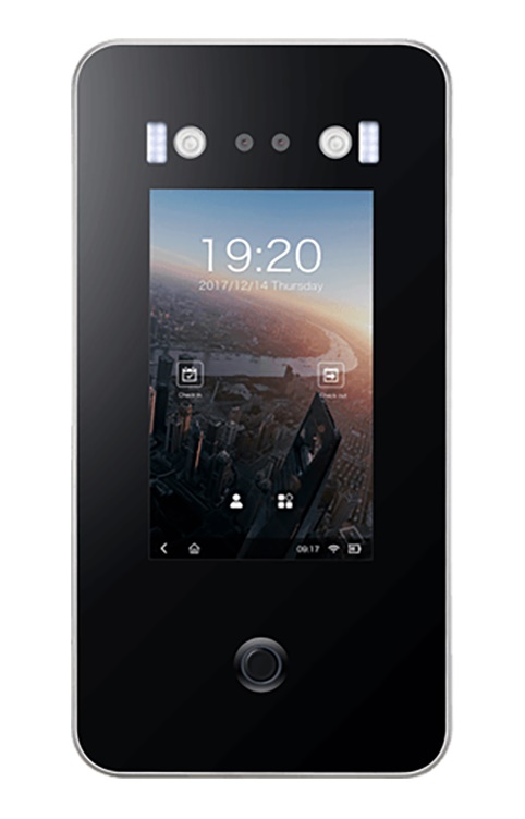 Терминал с идентификацией по лицу: распознавания лиц,&nbsp;&nbsp;считыватель RFID. Дисплей 7" TFT. Сдвоенная камера 2MP. Память 2ГБ RAM / 16ГБ ROM. Память шаблонов лиц 10000,&nbsp;&nbsp;память RFID карт 10 000. Опционально считыватель RFID карт EM/Mifare. Память журнал событий 100000. Интерфейсы: TCP/IP, 2хUSB