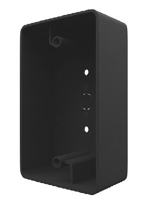 Кронштейн для накладного монтажа кнопок выхода SH-45. 114×70×38 мм. Цвет - чёрный.