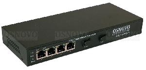 Коммутатор Gigabit Ethernet на 4 RJ45 + 2 SFP. Порты: 4 x GE (10/100/1000Base-T), 2 x GE SFP (1000Base-FX). В комплекте БП DC12V(1A). Встроенная грозозащита 3кВ. Возможно крепление на стену. 210x28x85мм. -10…+55°С.