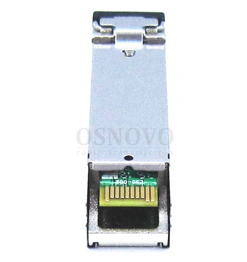 Промышленный SFP Модуль. Два волокна Single Mode. Скорость: до 1,25 Гбит/c. Тип разъема: 2xLC. Оптический бюджет: 15дБ. Расстояние передачи - до 20км. Tx:1310/Rx:1310. Поддержка DDM. 13,7x12,2x56,7мм. -40…+85°С.