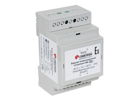 Барьер искрозащитный активного типа для шлейфов ППКП. [Exia]IIC. Питается от ШС. Ток 0,25 мА. 24 В. ток 100 мА. Rвнутр - 6,8 Ом