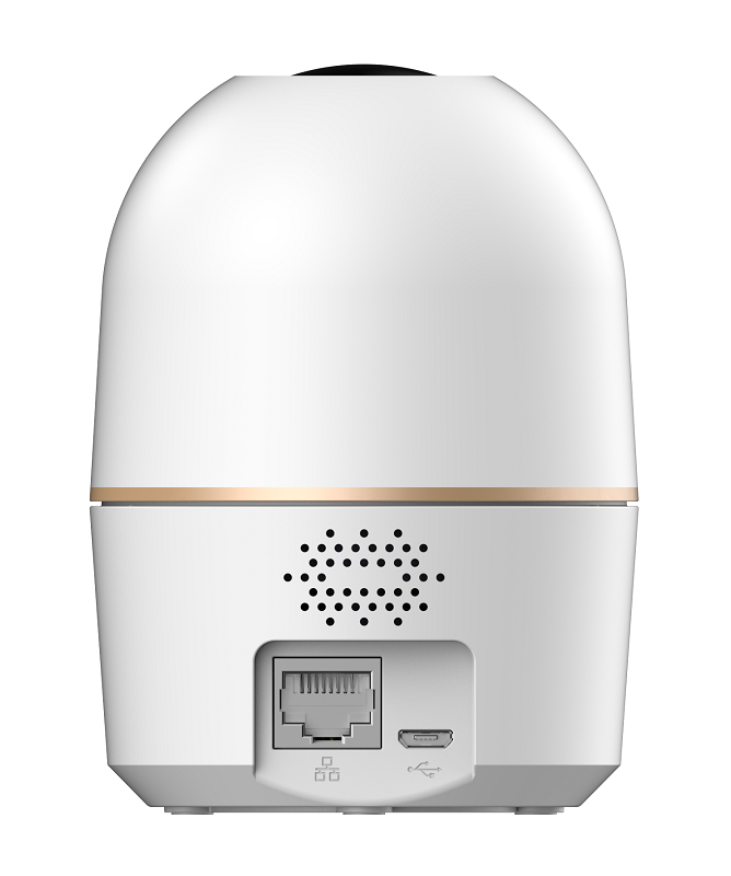 Мини-PT IP-видеокамера с Wi-Fi, 3Мп; 1/3.2” CMOS; объектив 3.6мм; ИК-фильтр; 0.01лк@F2.0; H.265; 2 потока до 3Мп@25к/с; видеоаналитика: обнаружение людей; ИК-подсветка 10м; встроенный микрофон+динамик; MicroSD до 256Гбайт; питание: 5В(DC); Wi-Fi 2.4ГГц