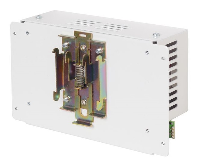 Импульсный источник бесперебойного питания на DIN рейку. 24V, ном. 5,0А, внешние АКБ, металл, защита АКБ от глубокого разряд, IP30