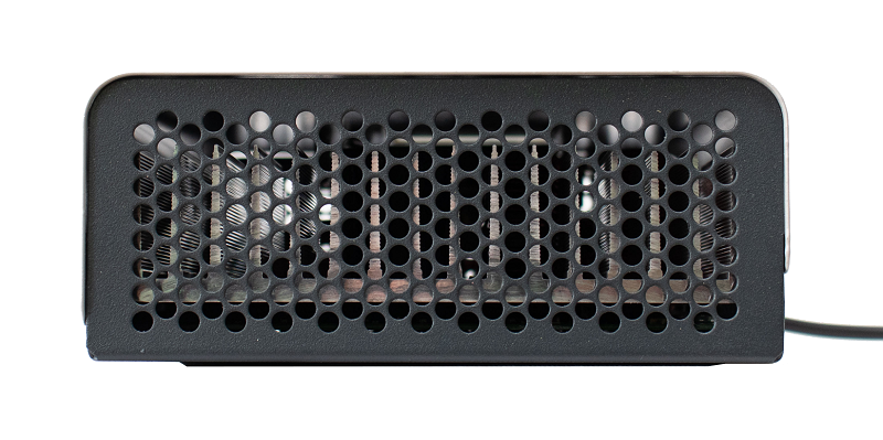 Стабилизатор переменного напряжения инверторный (с двойным преобразованием) однофазный, чистая синусоида; P-нагр.2 кВА/1.5 кВт, U-вх.90…310 В; U-вых.220…230 В (с шагом 1 В), I-вых.9 А; IP20, t-раб.+5…+40°C, 300х187х78 мм