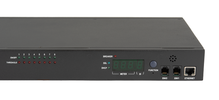 Блок&nbsp;&nbsp;контролируемых электрических розеток TLK, 19", PM - POM, (включение и отключение каждой розетки, измерение потребления каждой розетки и отправка показаний через LAN), 8 розеток C13, макс. нагрузка 16 А, Счетчик электроэнергии кВт*ч, Удаленное управление через облако, шнур питания 3 м., вилка С20, металлический корпус, макс. мощность 4000 Вт, 432*44,45*215 мм, цвет черный.