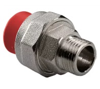 Муфта комбинир. раз. растр. ПП D25-1/2"НР