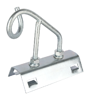 Узел крепления поддерживающий, с резьбовым соединением, максимальная рабочая нагрузка, усиленный, 4 Кн