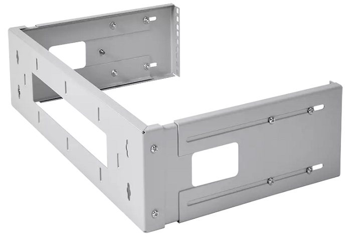 Кронштейн телекоммуникационный настенный 3U, регулируемая глубина 300...450 мм