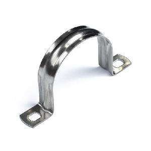 Скоба металлическая двухлапковая СМД(INOX) d48-50 мм (10шт/уп)