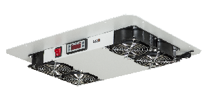 Вентиляторный блок, на 4 вентилятора с терморегулятором и датчиком для шкафов TFA, TFL, TFR, серый