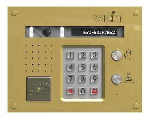 Блок вызова для совместной работы с&nbsp;&nbsp;БУД-585. Встроенный считыватель ключей VIZIT-RF3 (поддержка RF7.1). Cсветодиодный дисплей, кнопки вызова ("Консьерж", служба "112"). Встроенная IP-телекамера обеспечивает 3 цифровых потока (Full HD,HD,SD)&nbsp;&nbsp;и композитный сигнал (CVBS), объектив BOARD 120°, функция "День-ночь", подсветка белого свечения + ИК подсветка (до 10 метров) для телекамеры. Врезной монтаж.