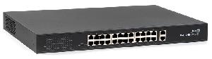 Коммутатор неуправляемый PoE Plus, мощность 300Вт, порты: 24-Ethernet, 2-Uplink