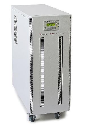 Источник бесперебойного питания напольный, on-line (с двойным преобразованием), чистая синусоида, 10000 ВA (8000 Вт); U-вх.220 В; U-акб.192 В, I-заряд.1…4 А, 16 батарей 12 В 9 А·ч; ЖК-дисплей; клеммное подключение (L, N, PE); холодный старт, совместим с генератором; IP20, t-раб.+5...+40°C, 660х250х572 мм