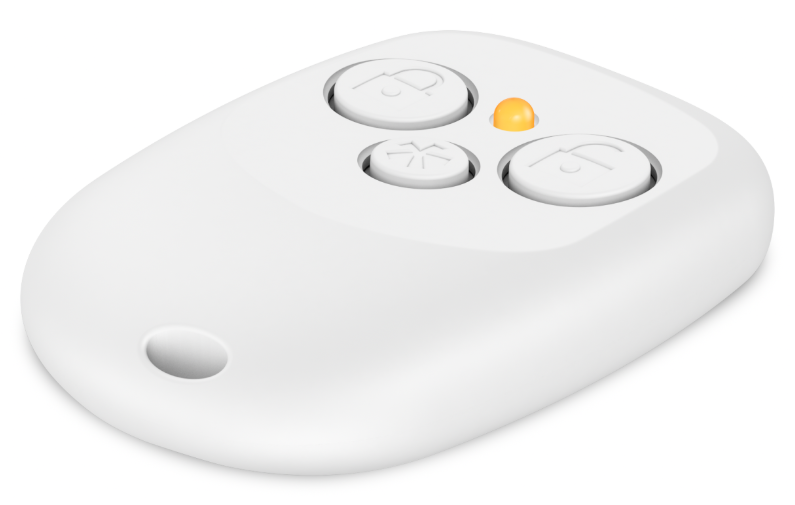 Брелок радиоканальный белый