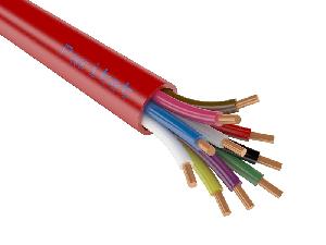 Кабель сигнальный для охранных систем и телекоммуникации, не распространяющий горение при групповой прокладке