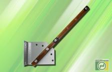 Узел со стеклопластиковой консолью для крепления блока БПРД или БПРМ на плоскость заграждения, стены здания&nbsp;&nbsp;или на другие электропроводные предметы.