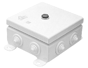 Коробка монтажная общепромышленные, оцинкованная сталь 1,2мм, IP55, 123х123х62 мм