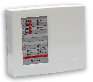Контрольный прибор 4 ШС (охранные, пожарные, технологические), 3 реле ПЦН (одно реле: ~250В/7А; два реле: ~120В/2А,), АКБ 4,5 (7) А*ч, встроенный порт USB, подключение внешних блоков по RS-485. Пластмассовый корпус. со встроенным регистратором событий на 1024 записи