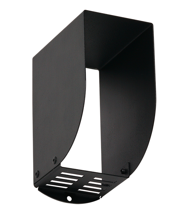 Защитный козырек для фотоэлементов. Материал оцинкованная сталь. предназначен для монтажа на плоскость и защиты фотоэлементов от осадков, солнечного света и обеспечения их бесперебойной работы. 100х142х68 мм.