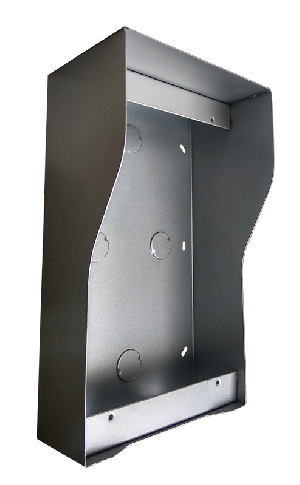 Кронштейн с козырьком для накладного монтажа панелей BA-04 и BA-08. Размер: 276x104x61 мм