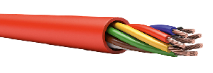 Кабель огнестойкий, 2х2х0,5 кв мм. ПВХ пластикат с низким дымо-и газовыделением, бухта 200м.