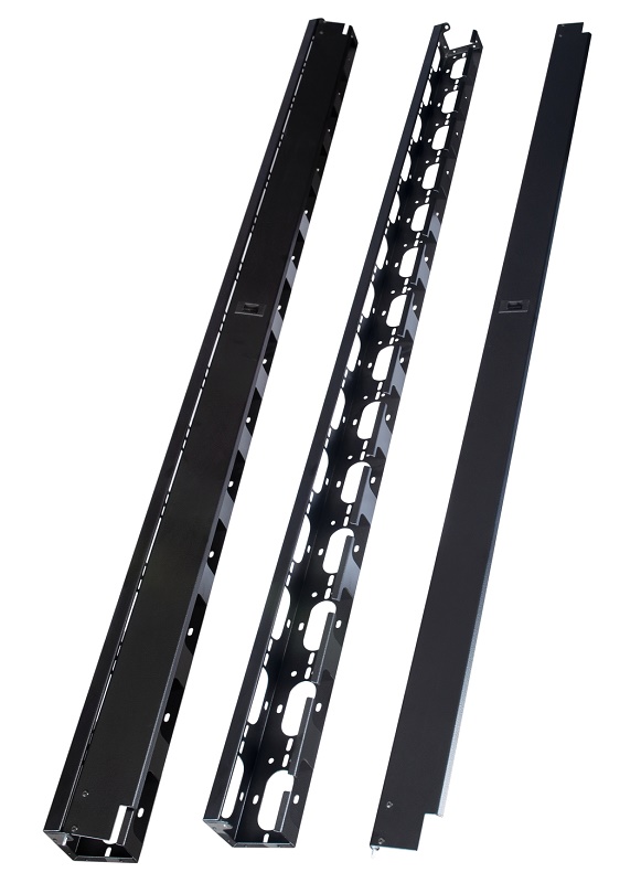 Вертикальный каб. организатор 36U для шкафов шириной 800мм, чер. 2шт.