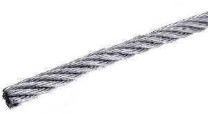 Трос стальной оцинкованый 4 мм (бухта 200 м.)