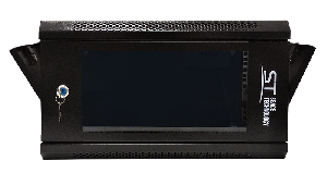 Настенный шкаф 19, 6U, Тип двери: Стеклянная с ударопрочным тонированным стеклом, Высота: 300 мм, Глубина: 400 мм, Ширина: 530 мм, Статическая нагрузка: 90 (стена), 300 (опоры) кг, Цвет: Черный, IP20, Климатическое исполнение: УЗ, 1 полка в комплекте