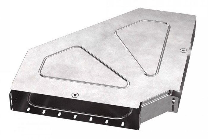 Угол горизонтальный 90 градусов с крышкой Стандарт 400х80