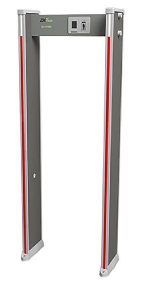 Арочный металлодетектор, 9 зон детектирования, 500 уровней чувст-ти, ширина прохода: 710 мм, звуковая и световая тревога, 2.8'' TFT дисплей, подсчет количества людей и срабатываний тревоги.