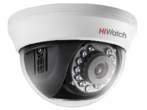 5Мп внутренняя купольная HD-TVI камера с ИК-подсветкой до 20м, 1/2.5" CMOS; 2.8мм; 85°; 2560x1440/1920x1080@25к/с; механический ИК-фильтр