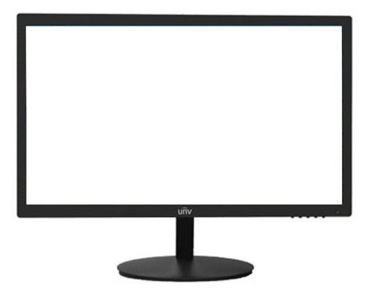 Монитор Uniview, 21,5", тип матрицы TN, 1920х1080; яркость 250 кд/м2; контрастность 3000:1; время отклика 7 мс; частота обновления 60 Гц, угол обзора 178 °, интерфейсы: 1 HDMI, 1 VGA; поддержка энергии ERP 2023, AC 100В-240В; VESA 100*100; вес 2,3 кг.