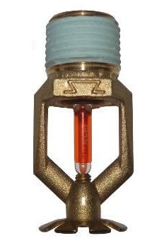 Спринклер общего назначения, колба 5мм, Вниз, бронза, температура 68°С