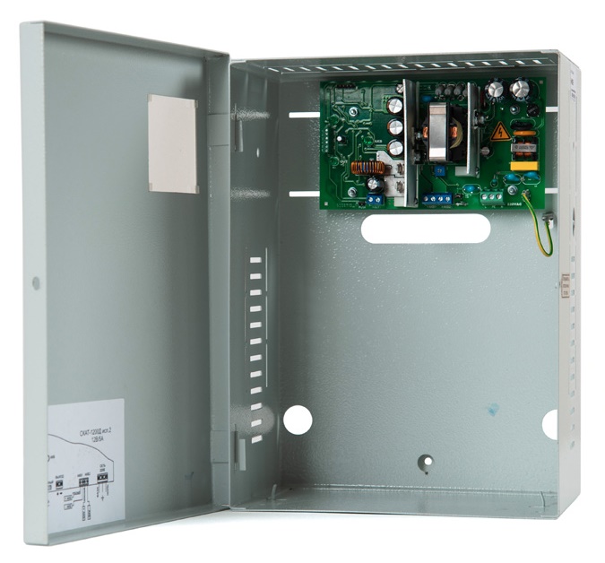 ИБП 12В, 5А, Работа с 2-мя независимыми АКБ, 2 канала зарядки. Корпус под 2 АКБ 17 Ач.