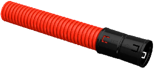Труба гофрированная двустенная ПНД d=50мм красная (50м)