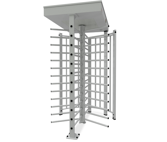 Электромеханический полноростовой турникет гибрид (ротор из нержавеющей стали, корпус порошковая краска)