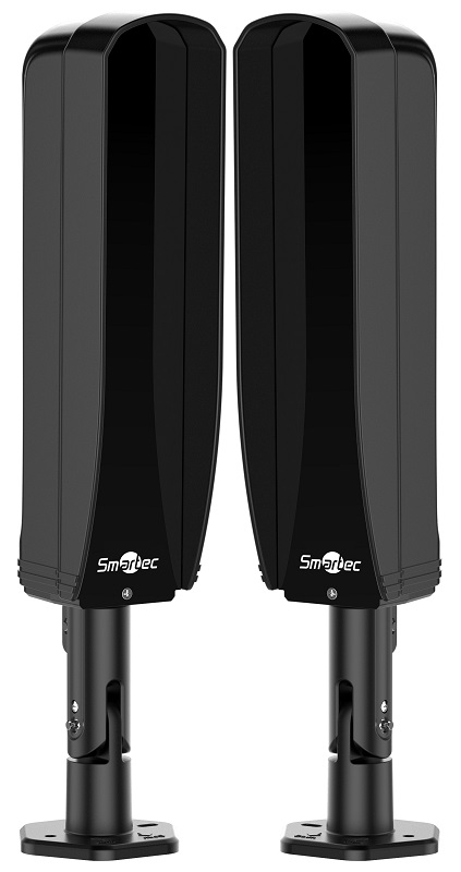 Извещатель охранный активный инфракрасный, 2-х лучевой, 100 м, мультиканальный с встроенным кронштейном.