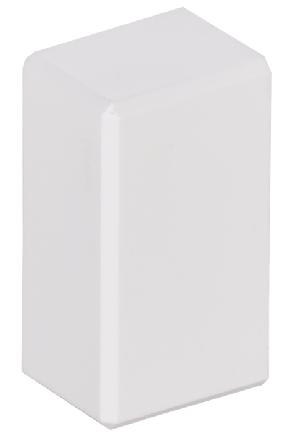 METRA MINI Заглушка 20х12мм белая IEK
