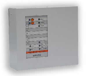 Контрольный прибор 2 ШС (охранные, пожарные, технологические), 3 реле ПЦН (одно реле: ~250В/7А; два реле: ~120В/2А,), АКБ 4,5 (7) А*ч, встроенный порт USB, подключение внешних блоков по RS-485. Металлический корпус.